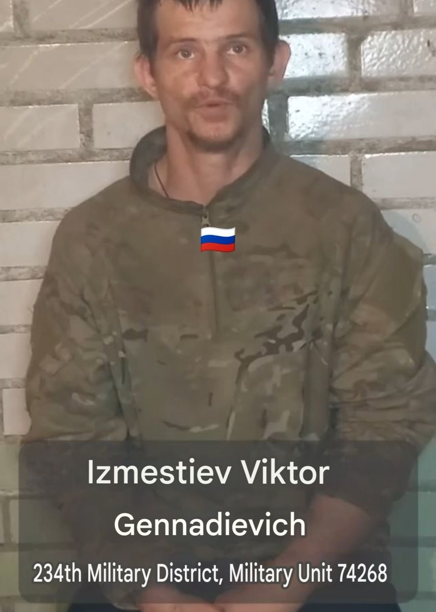 Vijesti11111's tweet image. Viktor Gennadievich Izmestyev from the 234th Airborne Assault Regiment of the military unit 74268...... Lucky to be Prisoner.