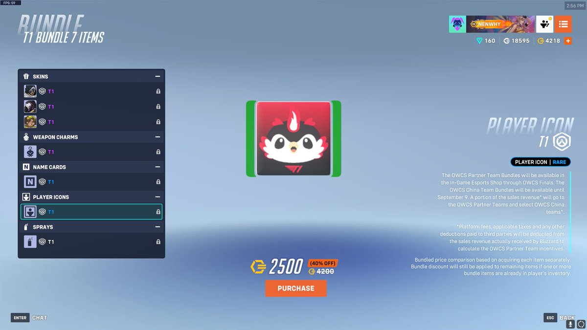 NenWhyy's tweet image. Not only do the shops have characters that I dont play but I also cant buy the icons or other cosmetics on their own? 😢