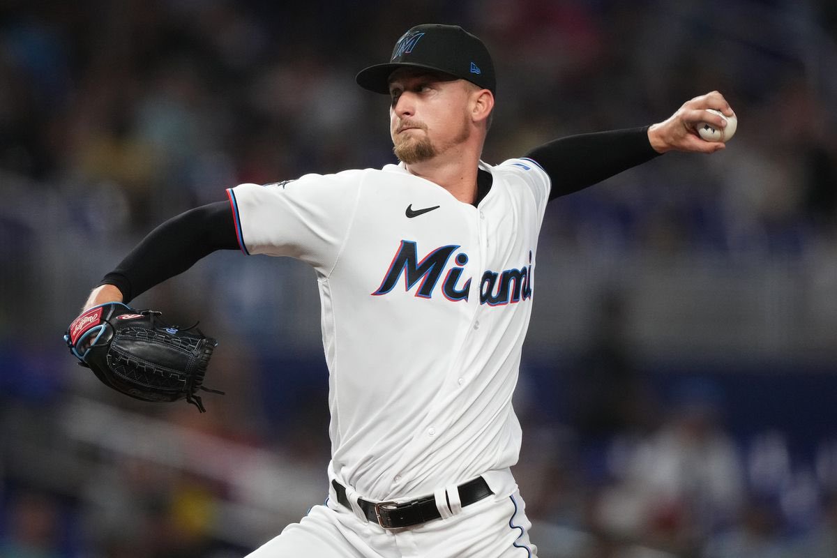 SleeperMarlins's tweet image. Marlins rotation in 2026 (assuming Sandy and Eddy trade):
1. Eury Perez
2. Braxton Garrett
3. Ryan Weathers
4. Max Meyer
5. Thomas White
This would be a top ___ rotation in the MLB? 🧐
