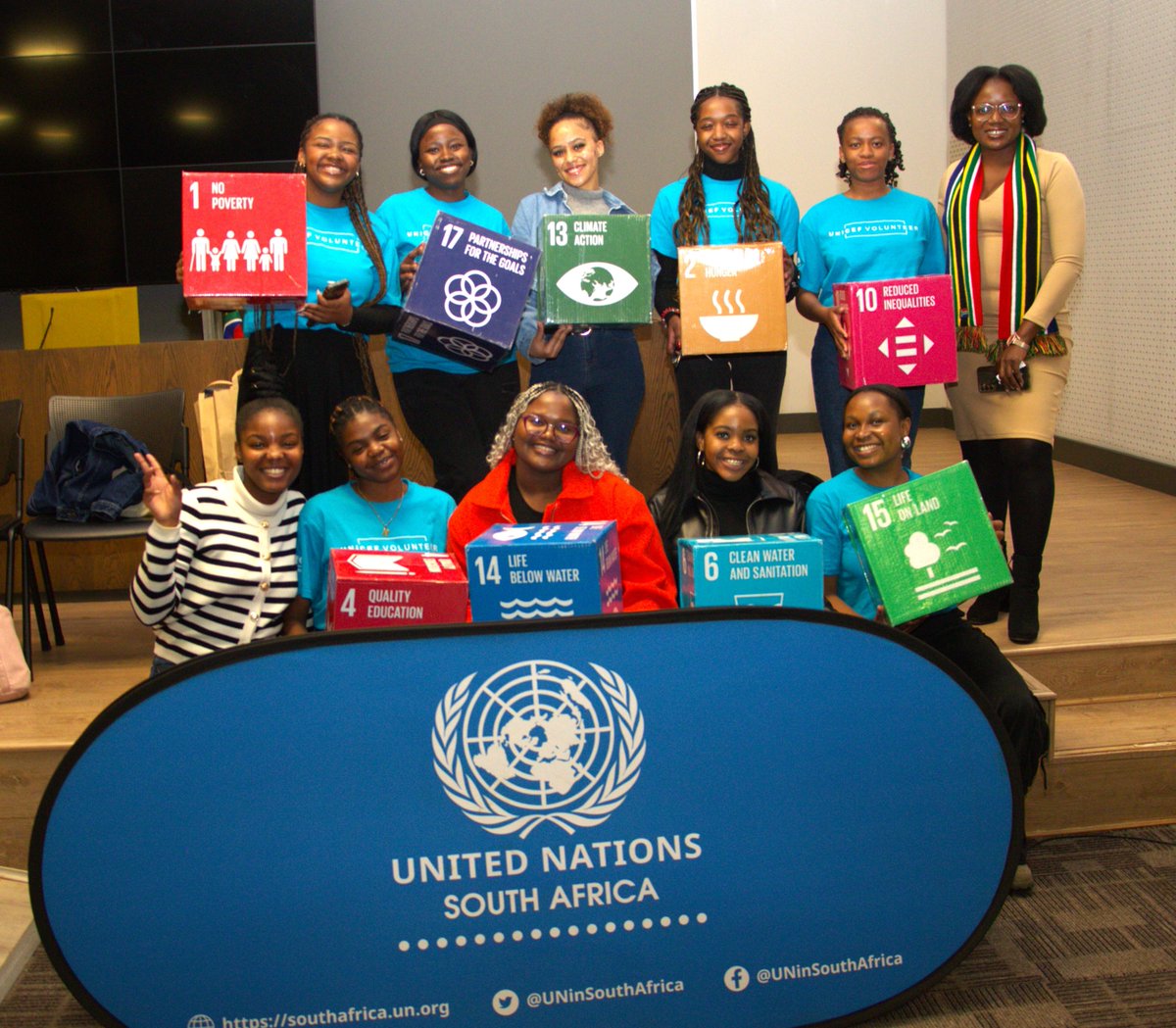 UNinSouthAfrica's tweet image. Youth climate champions agree that the #JustTransition is not just for South Africa🇿🇦 but for #Africa as a whole. We must craft an African-led narrative, advance together with our continent & ensure fairness, inclusion & sustainability for all. #ClimateAction