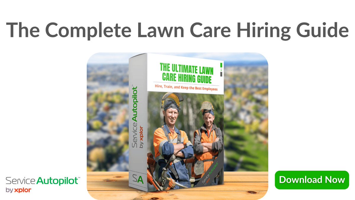 svcautopilot's tweet image. Find and keep top talent with your new lawn care hiring guide!

Click the link to download your free copy: ow.ly/wwH050W3v4u

#ServiceAutopilot
#LawnCareBusiness #HiringGuide