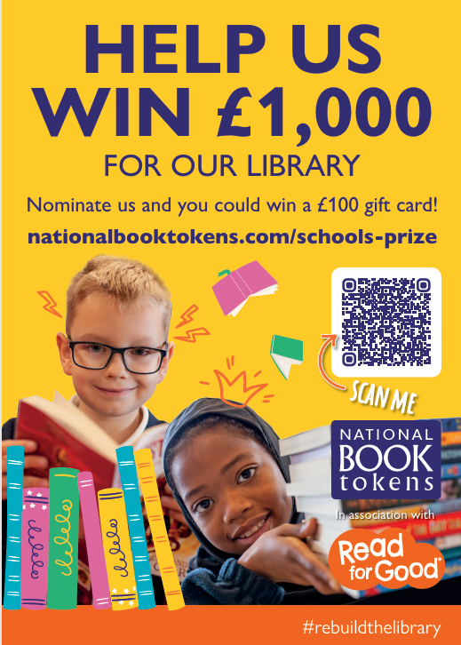Mrs A π (@mrsa_bps) on Twitter photo Help us win! πππ
Follow the link or scan the QR code below.
nationalbooktokens.com/schools-prize <a href="/BurgenMiss/">Miss Burgen</a> <a href="/BoothferryPS/">Boothferry Primary #weareBoothferry</a> Help us win! πππ
Follow the link or scan the QR code below.
nationalbooktokens.com/schools-prize <a href="/BurgenMiss/">Miss Burgen</a> <a href="/BoothferryPS/">Boothferry Primary #weareBoothferry</a>