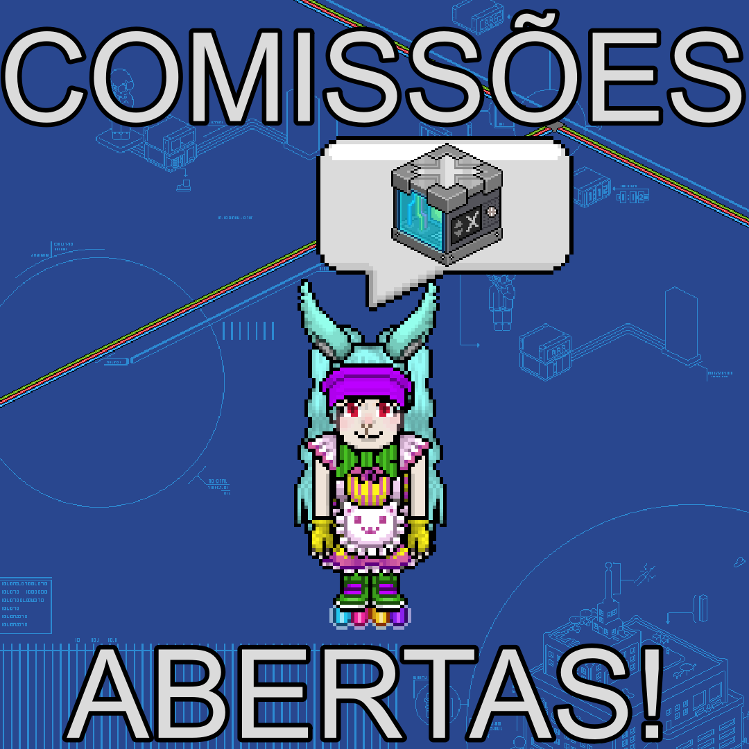 Gatucaria's tweet image. ⚙️COMISSÕES ABERTAS⚙️

Quem tiver precisando de programadora para seu quarto, campanha, evento, fs ou até RPG agora pode entrar em contato comigo!

Só chamar no privado do X que podemos ver valores e como será o projeto! Agradeço a todos que puderem dar RT para apoiar💖

#habblet