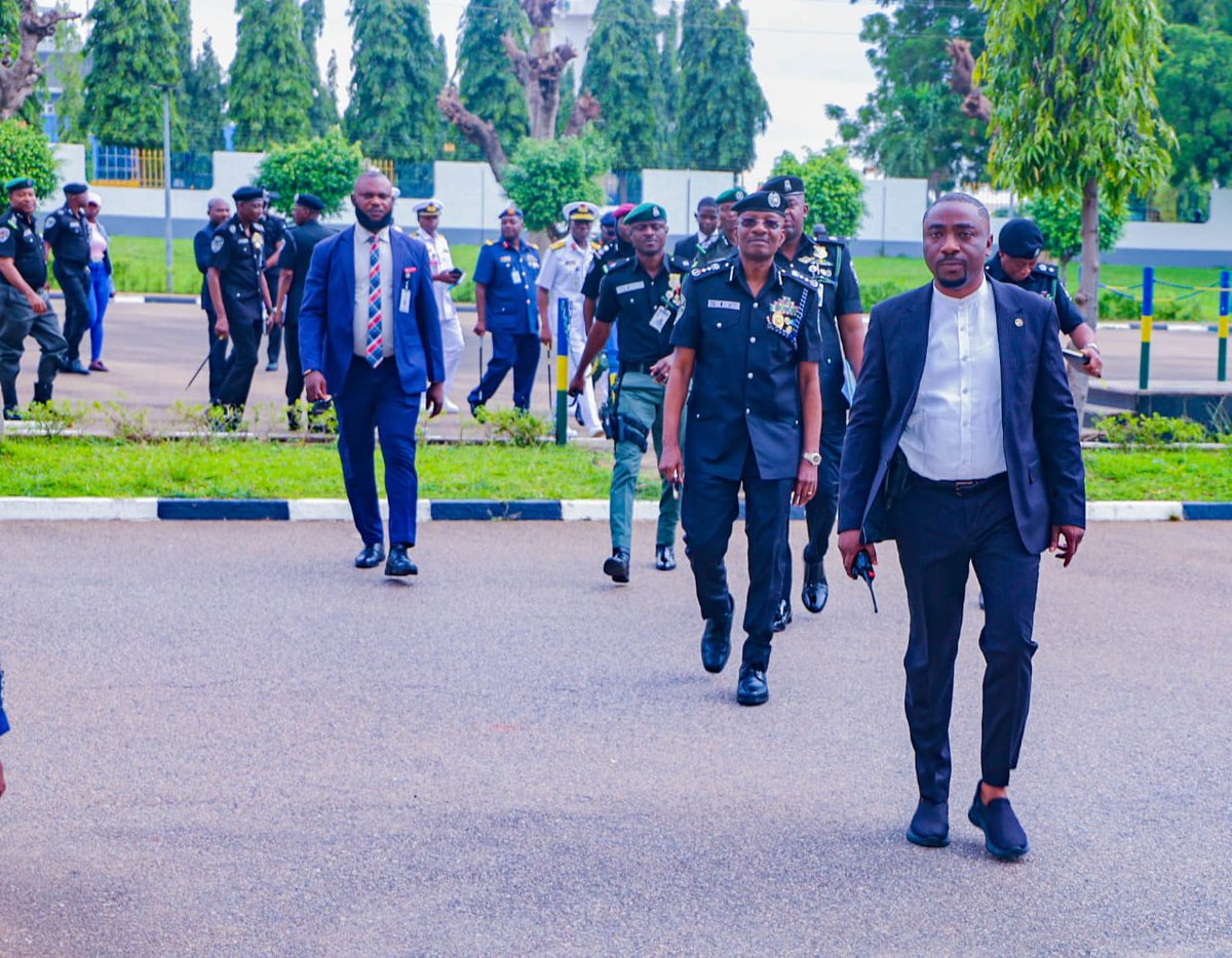 Princemoye1's tweet image. In reply, please quote;
Ref No. CZ.5300/FPRD/FHQ/ABJ/VOL.6/470 Date: July 22nd, 2025
The Director of News
…………………………….
PRESS RELEASE
IGP HOSTS NATIONAL DEFENCE COLLEGE COMMANDANT, COURSE 33 PARTICIPANTS…
Reaffirms Commitment to Technology -driven…