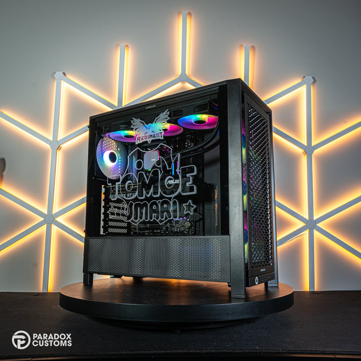 Brparadox's tweet image. Shoutout to @RegimentGG and @UmariTomoe for giving away this INSANE Gaming PC! 🇺🇸