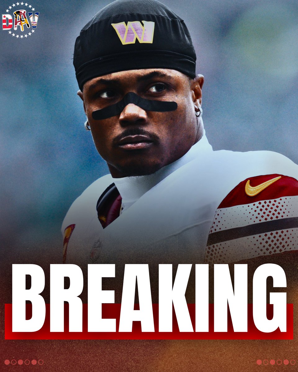 Barstooldmv's tweet image. Terry McLaurin, who is seeking a new contract, did not report to training camp today. Per Adam Schefter