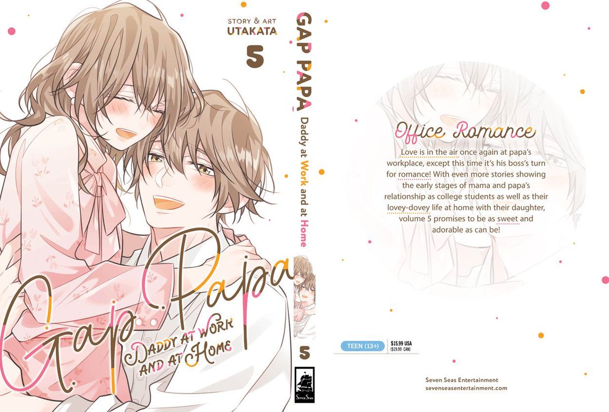 gomanga's tweet image. GAP PAPA: DADDY AT WORK AND AT HOME Vol. 5
A charming, full-color manga series about a devoted family man that began as a popular webcomic!
Out today in print/digital! See RETAILERS section:
sevenseasentertainment.com/books/gap-papa…