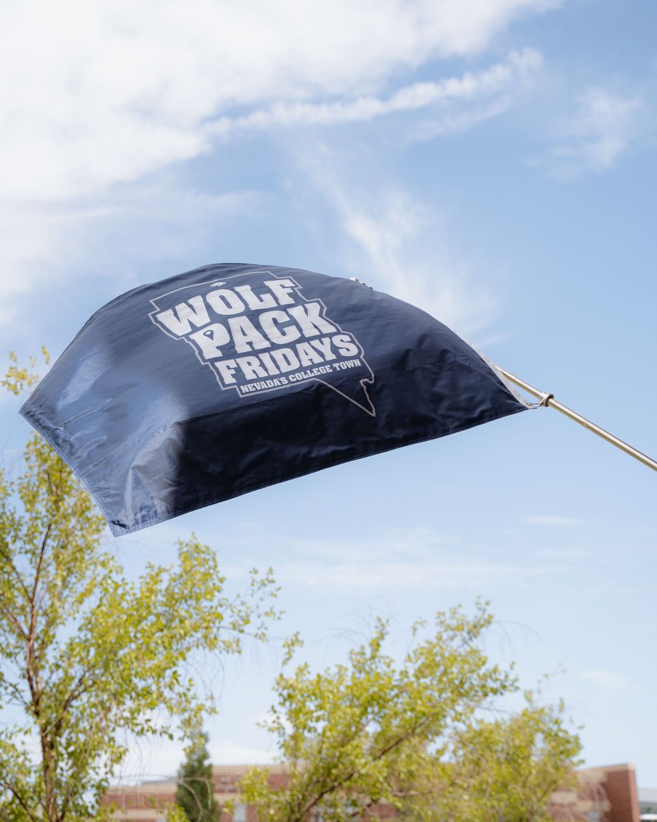 NevadaWolfPack's tweet image. We're excited to bring back the Nevada Athletics initiative to make Reno and its surrounding areas #NevadasCollegeTown
For that, we invite local businesses and fans to get your flags and become a Wolf Pack Fridays partner!
Get yours today โก๏ธ bit.ly/3TQnLvZ
#BattleBorn