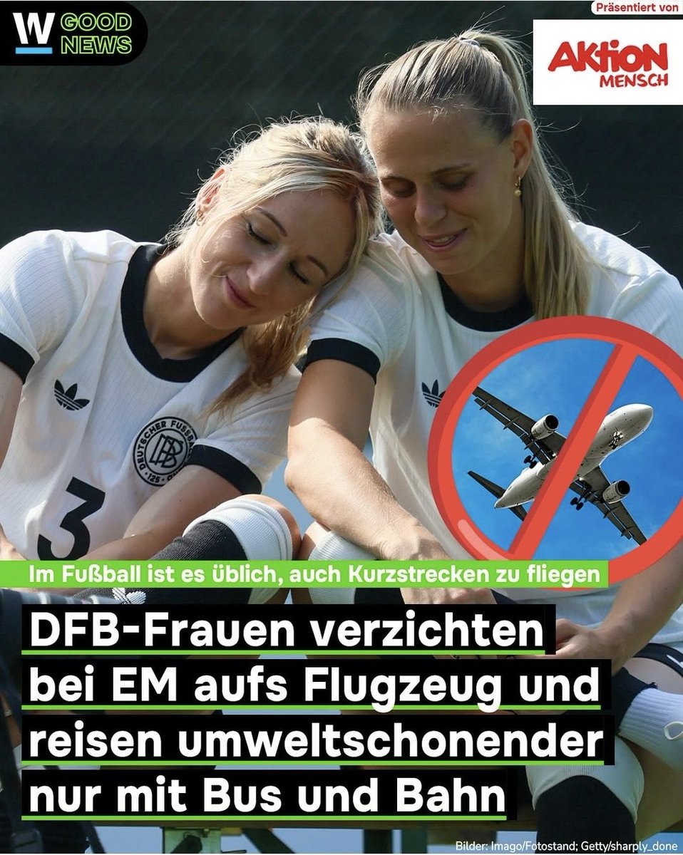 Storch_i's tweet image. Der Fehler steht dort in Weiß auf Grün: "Im Fußball ist es üblich, auch Kurzstrecken zu fliegen." WIESO?