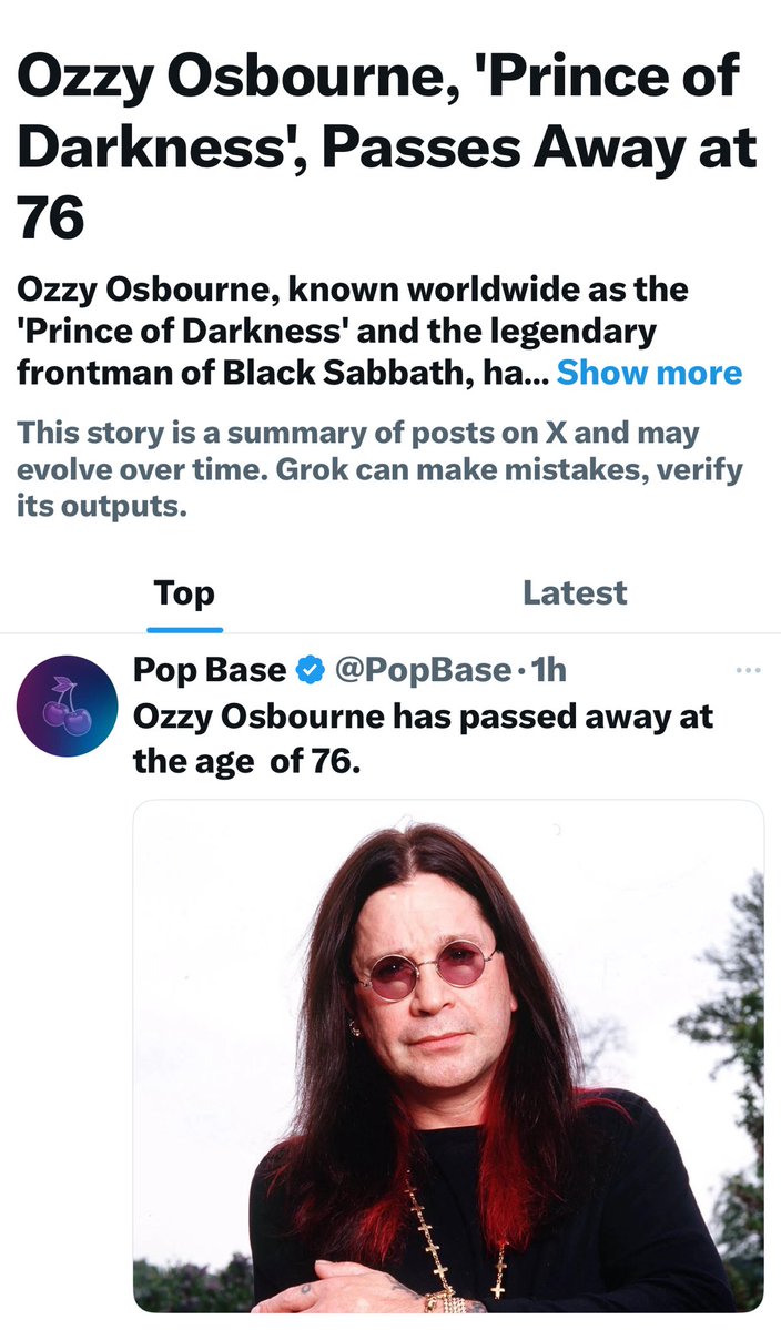 Ken_FiveSolas's tweet image. Ozzy Osbourne, the ‘Prince of Darkness,” has come face-to-face with Jesus Christ the ‘Prince of Peace,’ the Judge, to whom he will have to give an account.