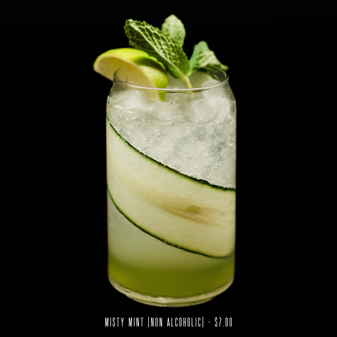 SaracenCasinoAR's tweet image. Introducing: Misty Mint 🌿 — a cool, crisp, non-alcoholic refresher at Legends!