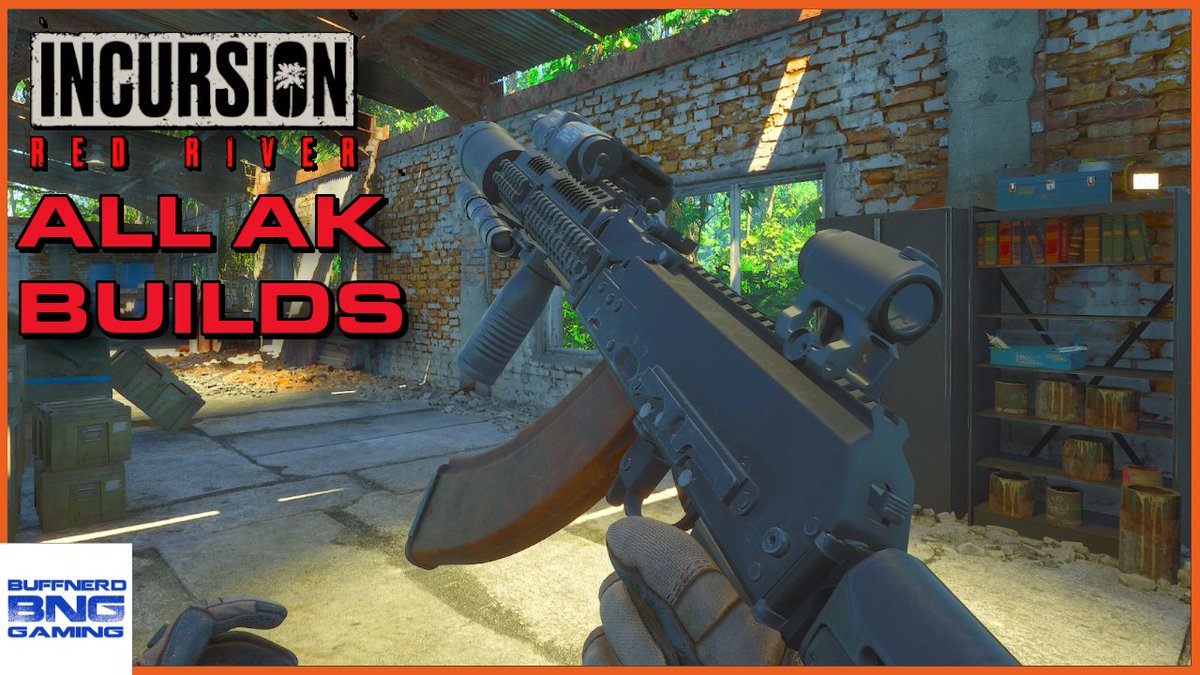 BuffNerdGaming1's tweet image. We`re back for an in depth AK video featuring every AK weapon and build currently in @IncursionRR with the latest update. WARNING!!! AK Nerd talk! @bluetherobot
youtu.be/n3cl-fI7hNw