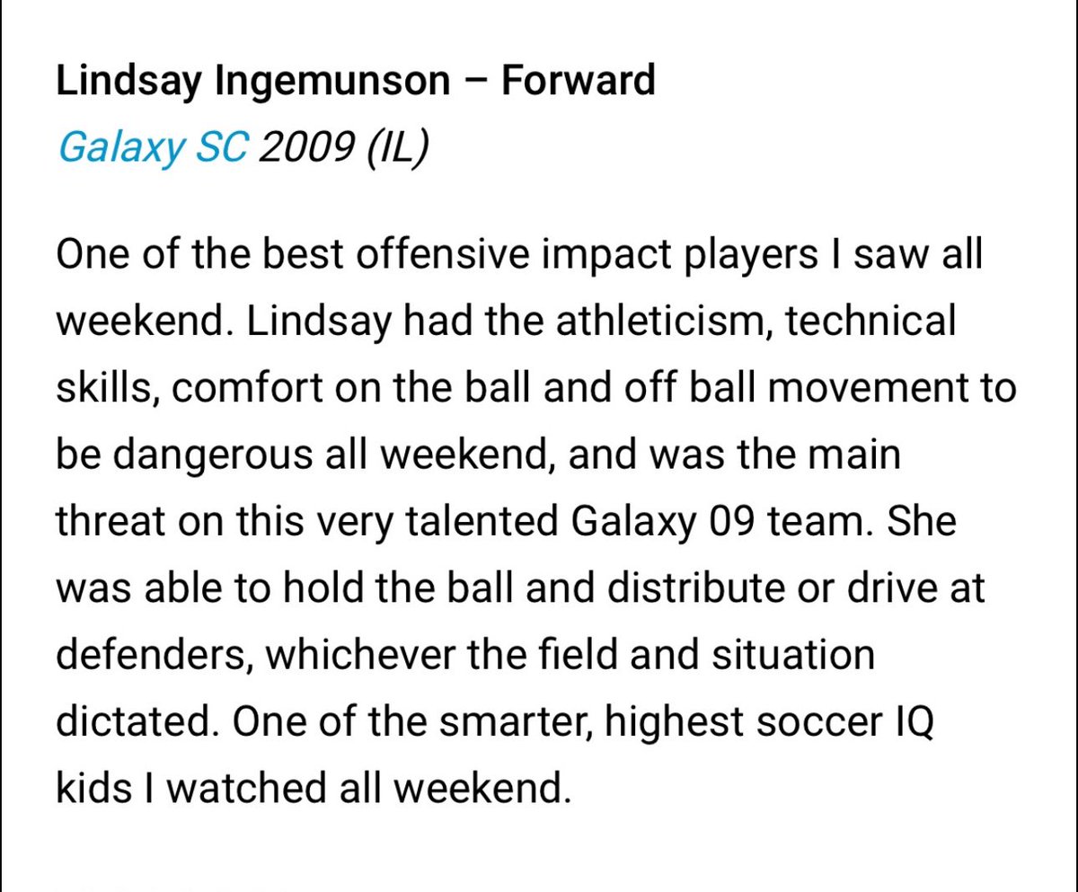 Thank you so much <a href="/TheSoccerWire/">SoccerWire</a> for the write up!!! Can’t wait for the upcoming GA season to get started!⚽️ <a href="/GalaxySCIL/">Galaxy Soccer Club</a> <a href="/galaxy09GA/">Galaxy2009GA</a>