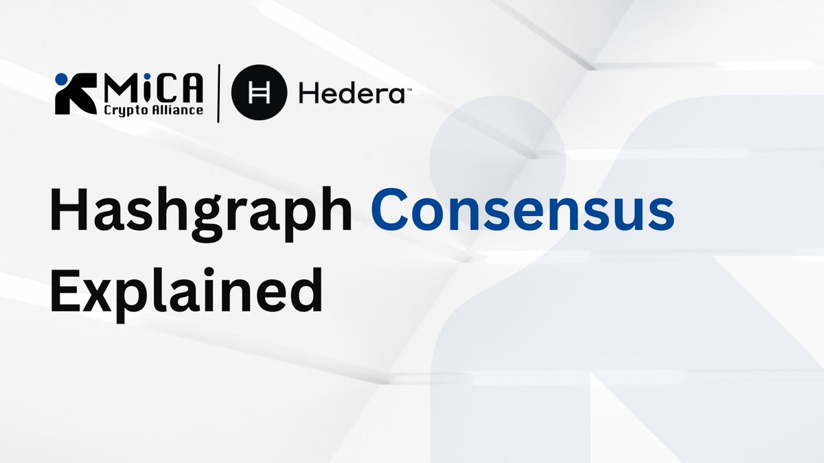 MiCA_Alliance's tweet image. Let’s Talk About @hashgraph 🔗
Two weeks ago, we released an independently authored, MiCA-compliant white paper for @hedera. It offers a clear, technically rigorous breakdown of how the network works — from node architecture and cryptographic standards to staking, governance,…