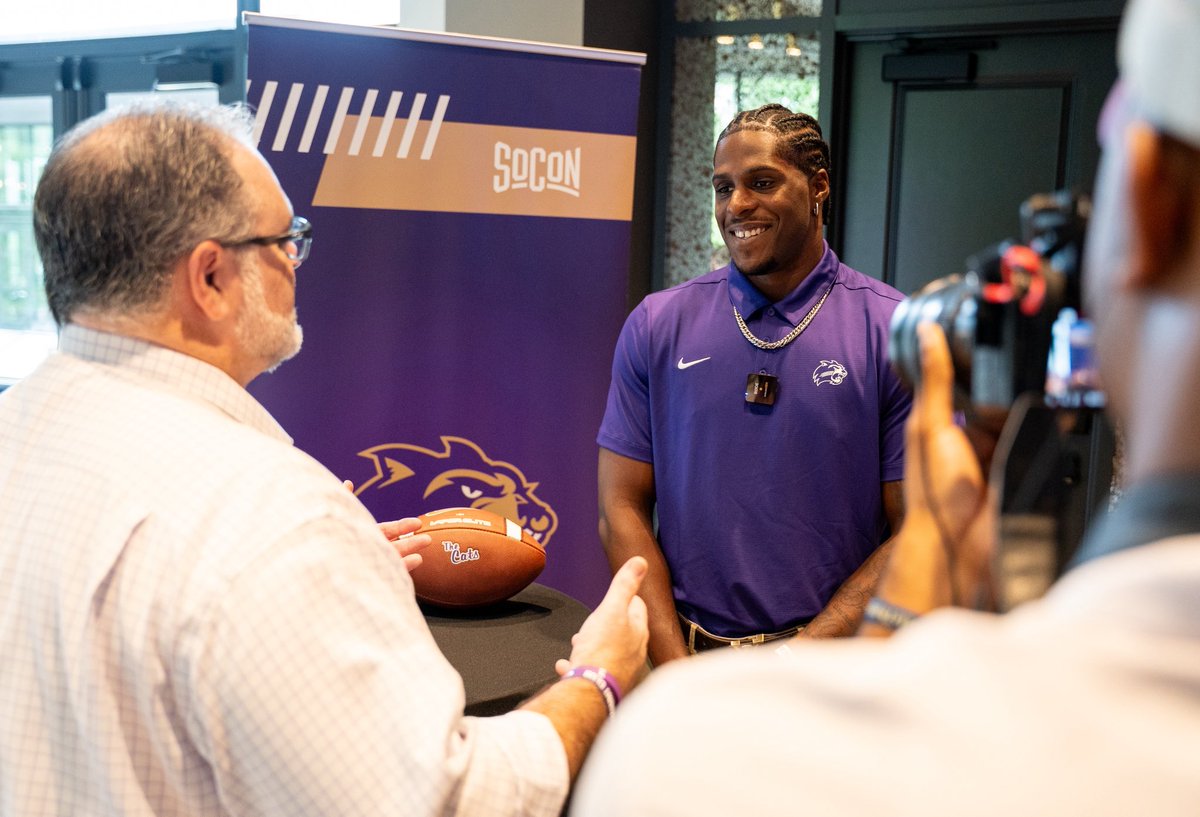 CatamountsFB's tweet image. SOCON MEDIA DAYS 2025✅
#NoExcuses #LOTE #SOCONMEDIADAYS