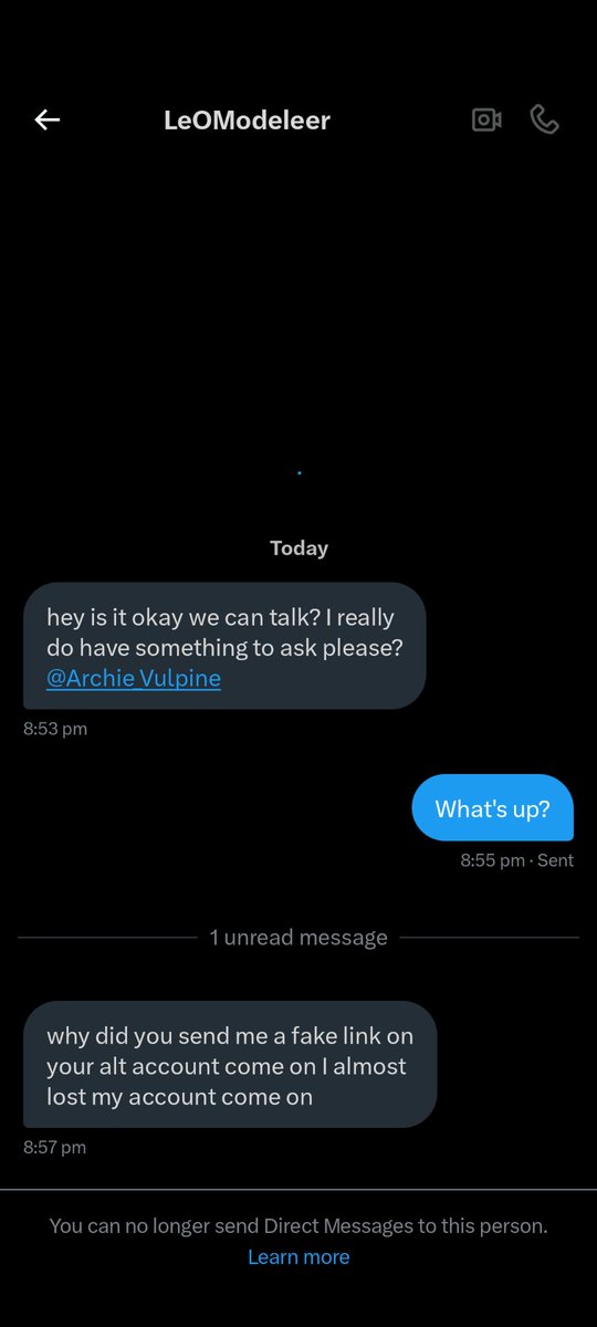 Archie_Vulpine's tweet image. Beware of scam account. Remember to be careful. 

Man, X is such a fun place to hang out. Good thing we don't have any better alternatives... 😉😉