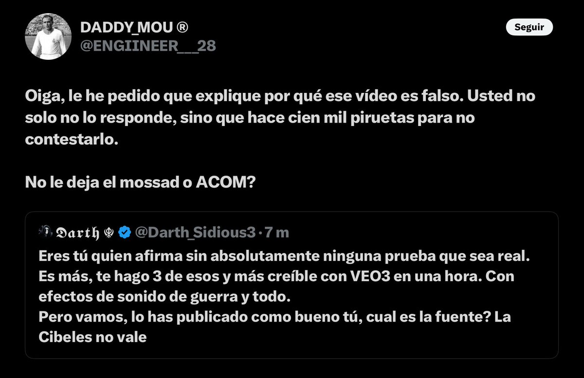 Darth_Sidious3's tweet image. Otro subnormal satisfecho antisemita publicando Videos falsos que le cuelan y cuando le argumentas y le haces ver que es un tonto a las tres, te bloquea sin derecho a rรฉplica ๐๐๐๐๐๐๐๐๐๐ me encantan estos borregos, son el alma de X.