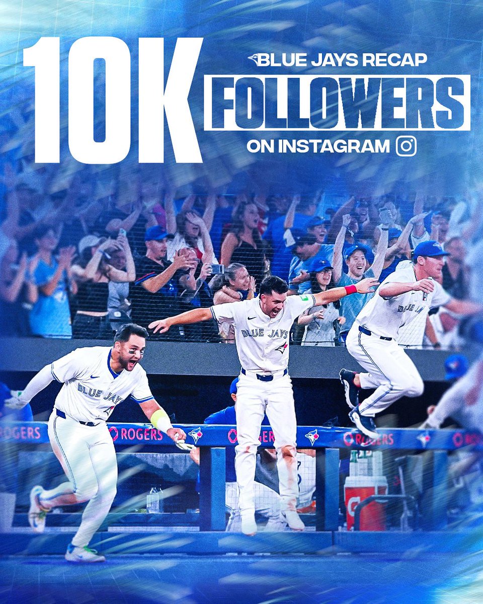 bluejaysrecap's tweet image. Thank you for 10K on Instagram!