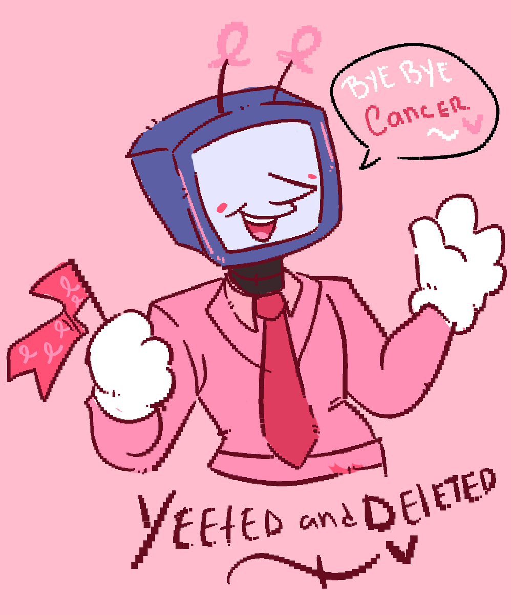 MOM IS CANCER FREE 😭😭😭😭 IT HAS BEEN YEETED AND DELETED