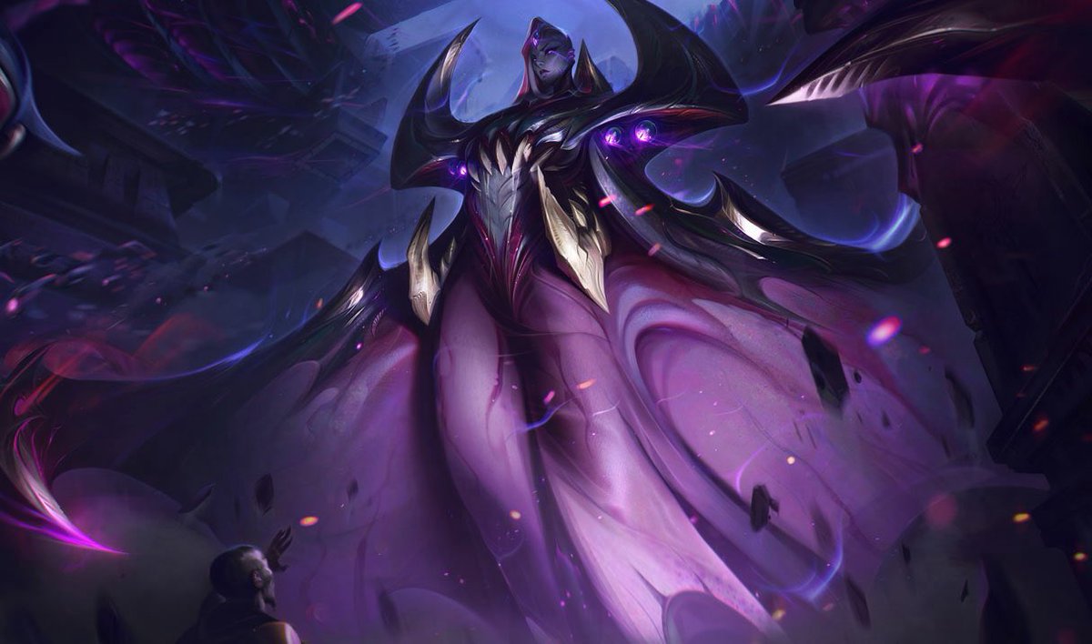 Spideraxe30's tweet image. Bel'Veth nerf:
- P attack speed per stack increased from 0.28% - 1% (1 - 17) to 0.28% - 1.1% (1 - 18)
- Q base damage reduced from 10 - 30 to 0 - 20
- Q bonus damage increased from 45 - 85 to 55 - 95