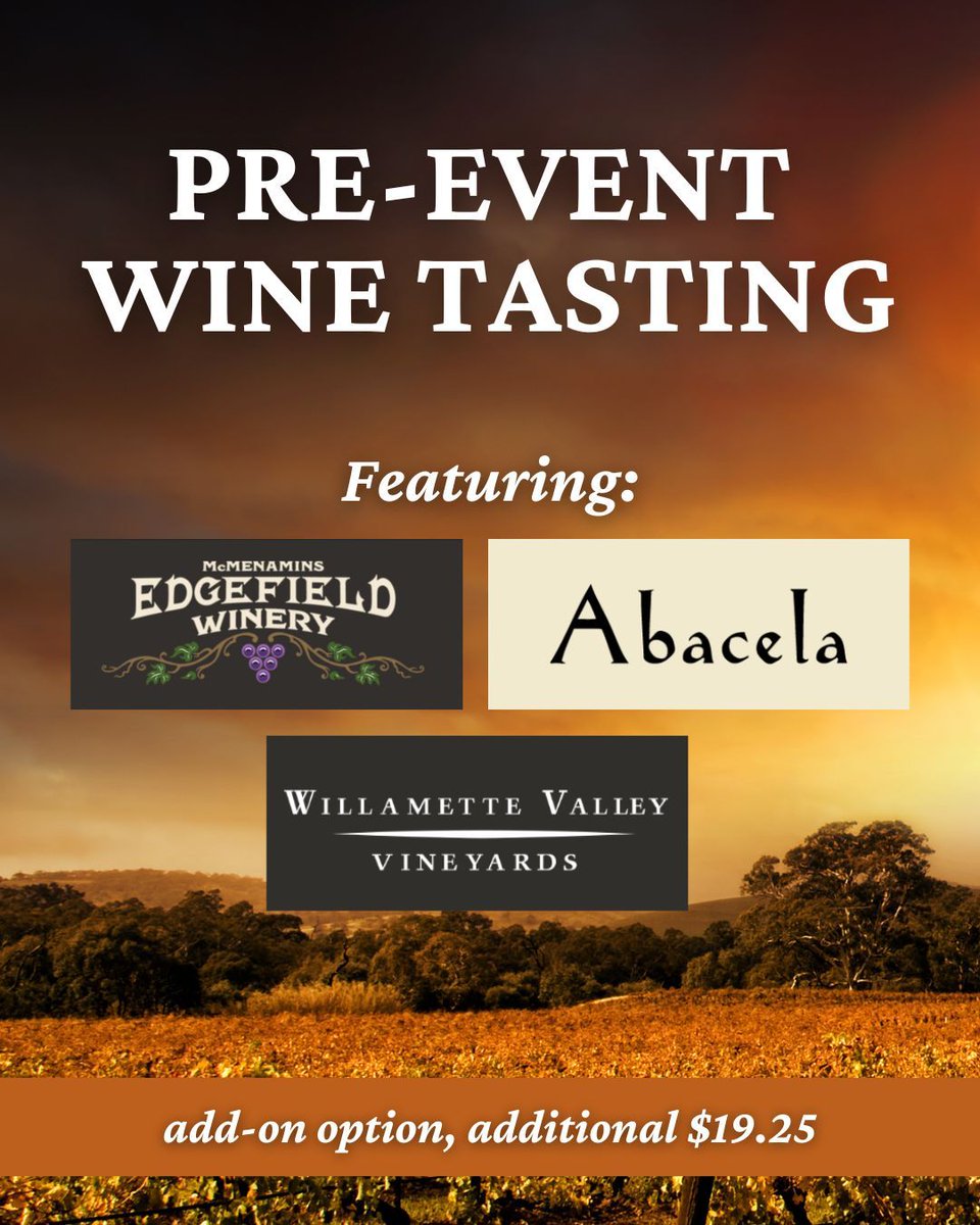 Our next Forest Pub explores the complex and sensitive relationship between wildfire and wine, featuring a pre-program wine tasting with Willamette Valley Vineyards, Abacela Winery, and McMenamins Edgefield Winery. #forestpub

buff.ly/FWTxUHl