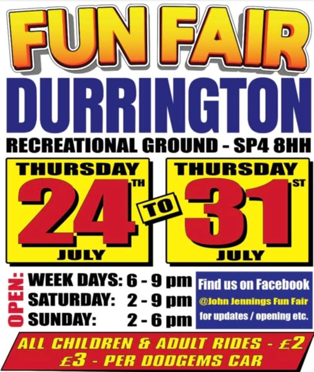 OdstockRadio's tweet image. #salisbury #durrington #funfair