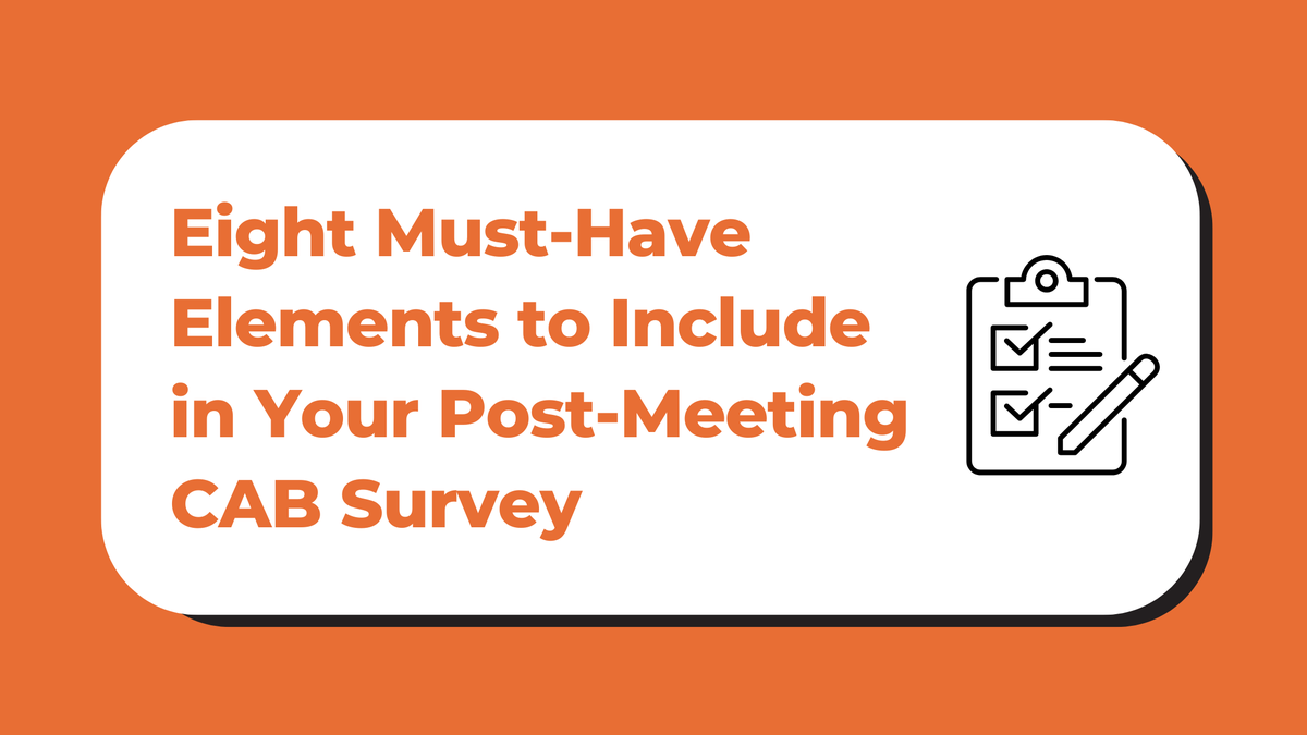 IgniteAG's tweet photo. Blog: Eight Must-Have Elements to Include in Your Post-Meeting CAB Survey #CustomerAdvisoryBoard Read now → https://t.co/w5Pif7uf2Q https://t.co/2pzO5ynuKh