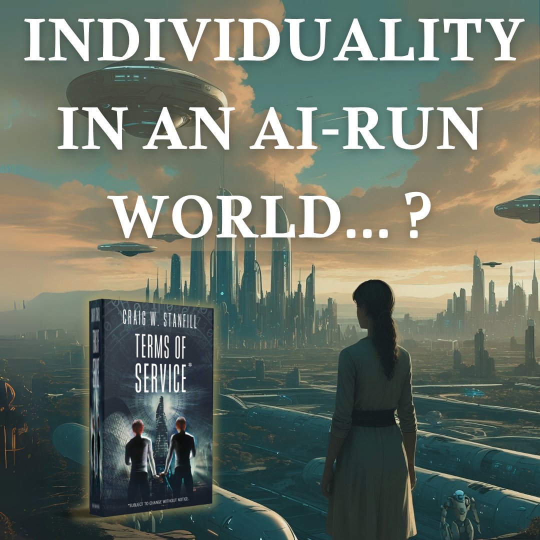 TwBookClub's tweet image. In a world where privacy is a myth and AI has taken full control, anyone desiring individuality is termed an outcast. How will Kim break the protocols to embrace her own uniqueness?
Check out "Terms of Service" here:
forums.onlinebookclub.org/shelves/book.p…
Author: @craigwstanfill