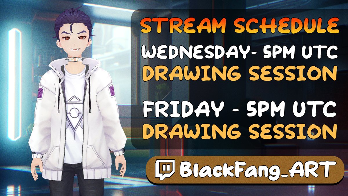 New week, new stream vibes! 🌞
🎨 Working on a new piece for the merch store – let’s make it shine!
🗓️ Live Wednesday &amp; Friday at 5PM UTC
#VTuber #WAXFam