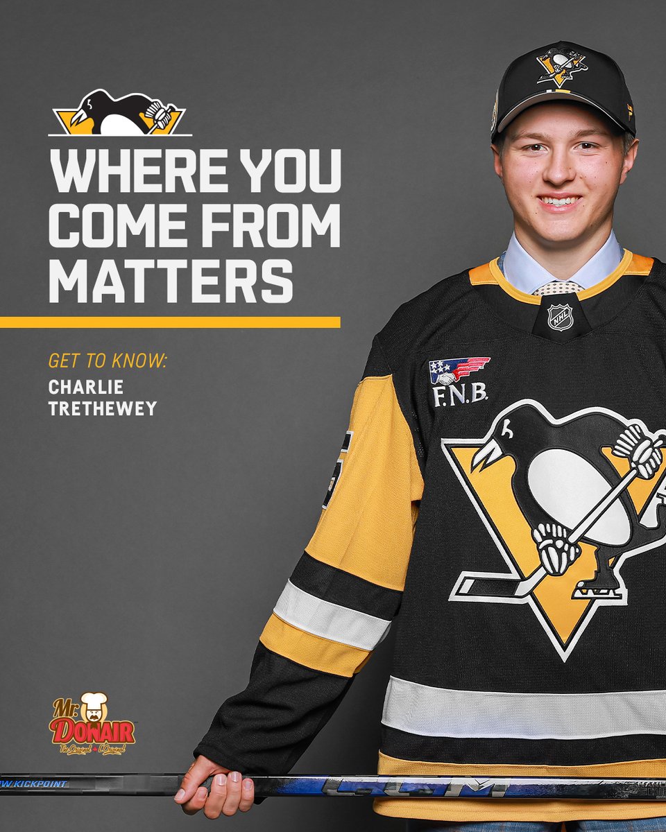 penguins's tweet image. Sunday dinners. Familiar roads. The same sheet of ice.
For Charlie Trethewey, coming back to Pittsburgh was a full-circle moment.
Read more: pens.pe/4o7YVFQ
