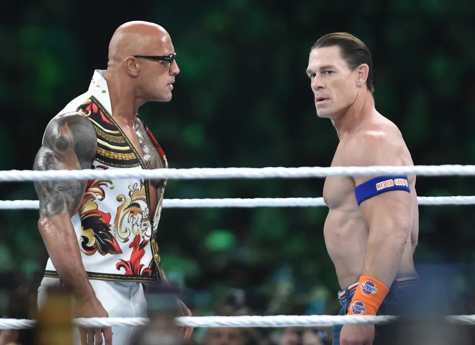 TheCenaMark's tweet image. John Cena says it would be cool to face The Rock one more time.

(via FAN EXPO Denver 2025)