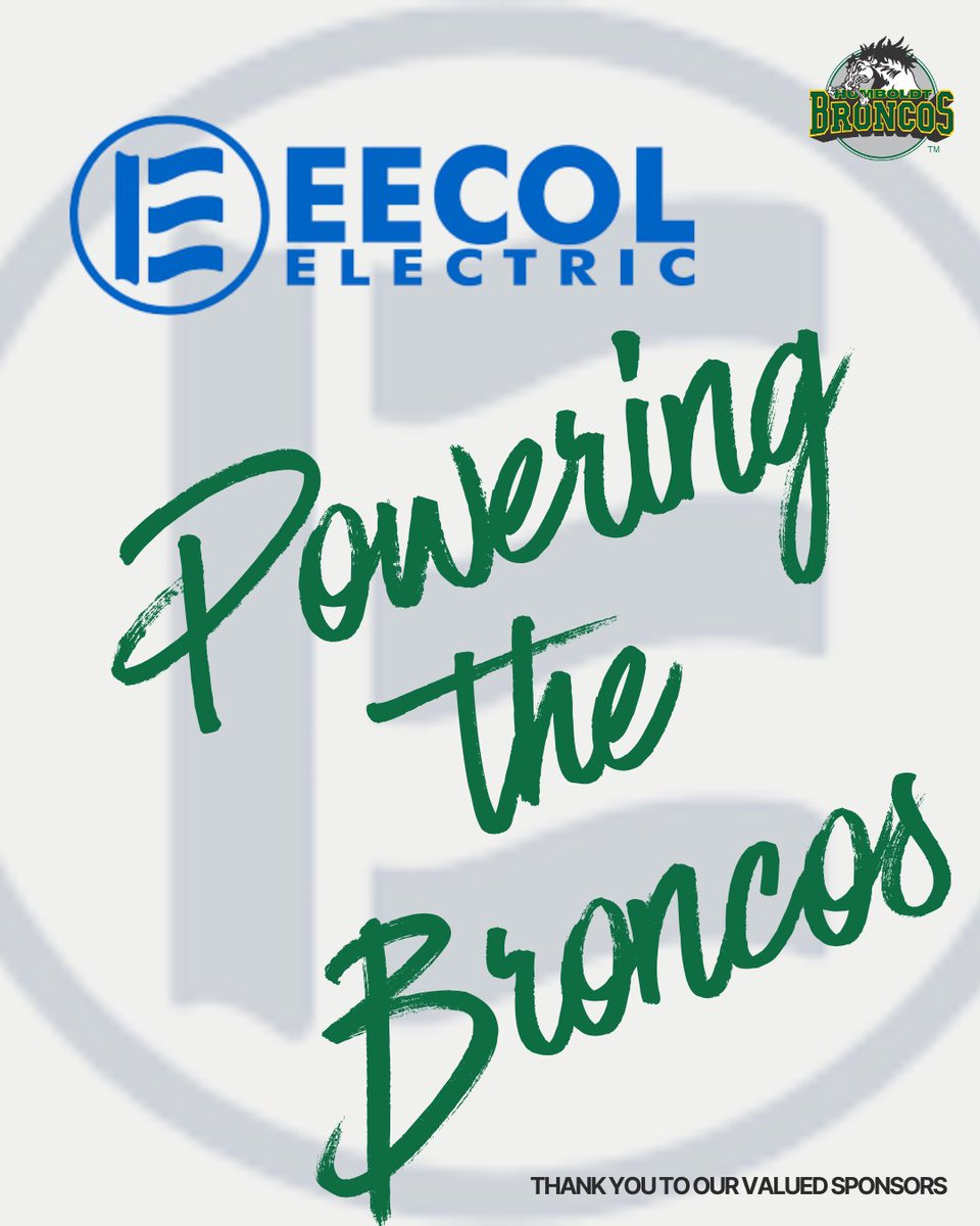 HumboldtBroncos's tweet image. Thank you to @EECOL for their continued support of the Humboldt Broncos this season!
From powering projects across Saskatchewan to helping light up Broncos game nights, @EECOL brings the energy we need to keep things running smoothly. Their support helps us deliver an…
