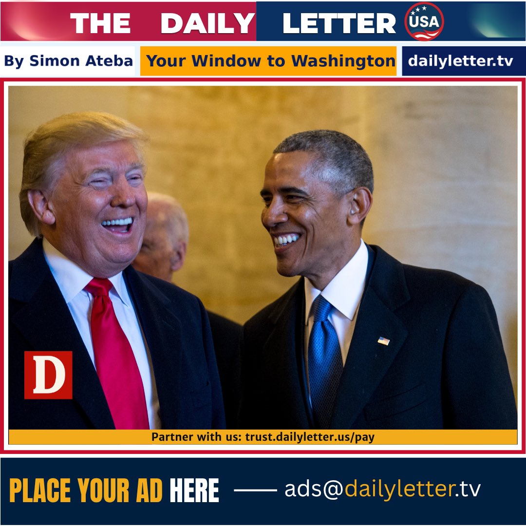 simonateba's tweet image. BREAKING - Obama, Trump at war: In a rare but EXPLOSIVE statement, the office of @BarackObama Fires Back at President @realDonaldTrump rejecting Trump’s claim that Obama committed treason by authorizing Russia investigation, an offense punishable by death.
Full Statement: “Out…