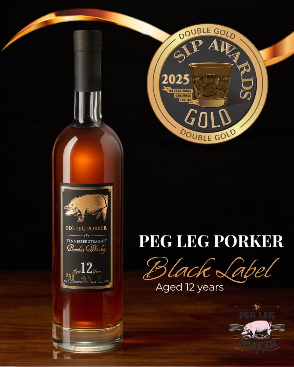 PLPspirits's tweet image. We are VERY honored to announce our awards from the 2025 @SIPAwards 🥃 

✨Pitmaster Reserve, Release #2:
Platinum 
Gold 

✨White Label, Aged 4-6 Years:
Platinum
2025 Consumer Choice Award 

✨Grey Label, Aged 8 Years:
Double Gold
 
✨Black Label, Aged 12 Years:
Double Gold