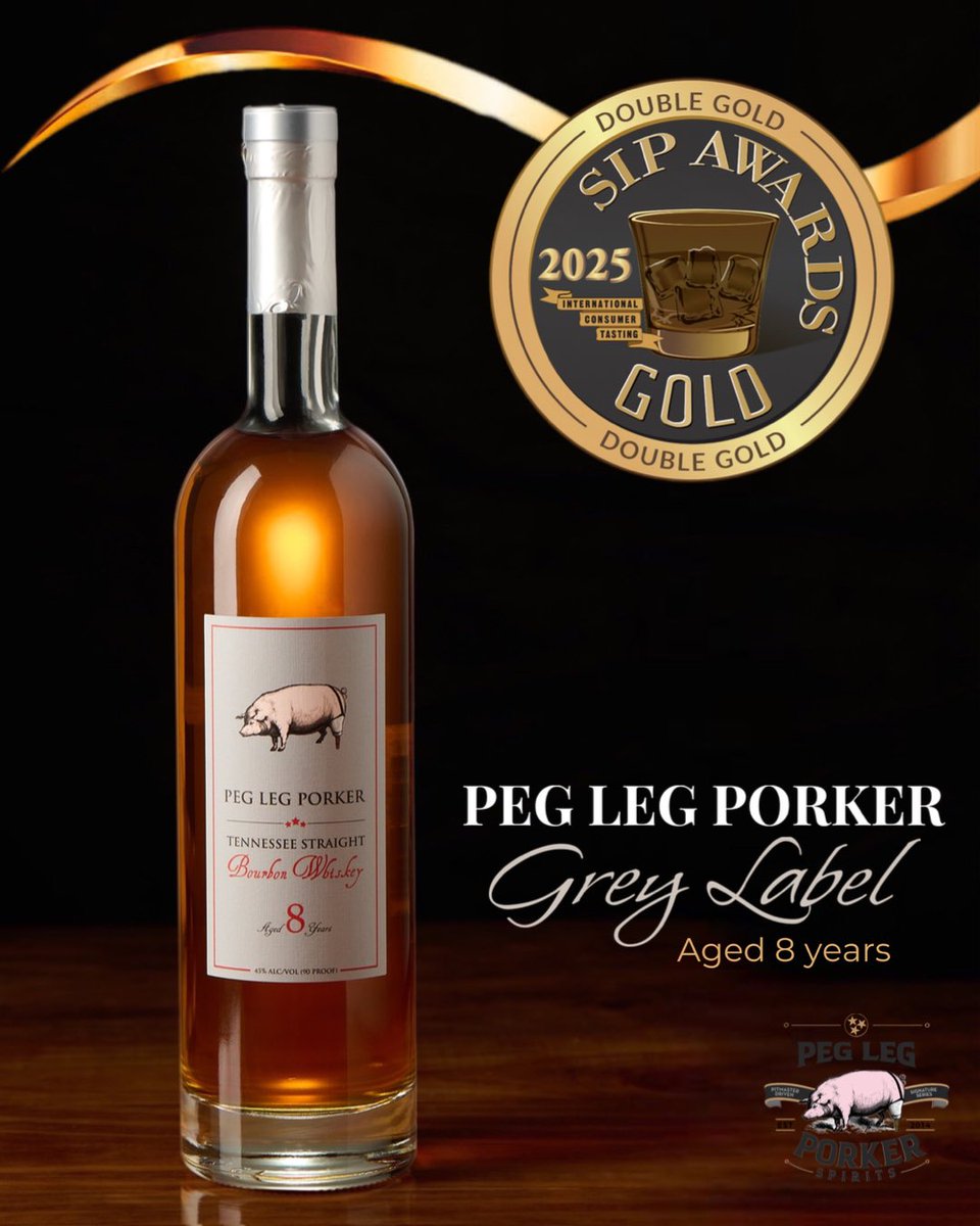 PLPspirits's tweet image. We are VERY honored to announce our awards from the 2025 @SIPAwards 🥃 

✨Pitmaster Reserve, Release #2:
Platinum 
Gold 

✨White Label, Aged 4-6 Years:
Platinum
2025 Consumer Choice Award 

✨Grey Label, Aged 8 Years:
Double Gold
 
✨Black Label, Aged 12 Years:
Double Gold
