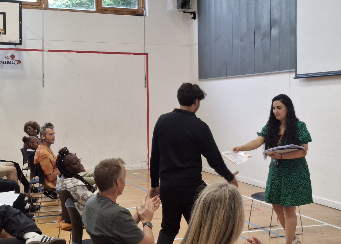 HaringeyLP's tweet image. It’s always meaningful to see our students recognised at the end-of-year reward assembly. Watching them step up to receive certificates from staff who’ve supported them all year is a powerful reminder of their progress. We couldn’t be prouder! #ThisIsAP