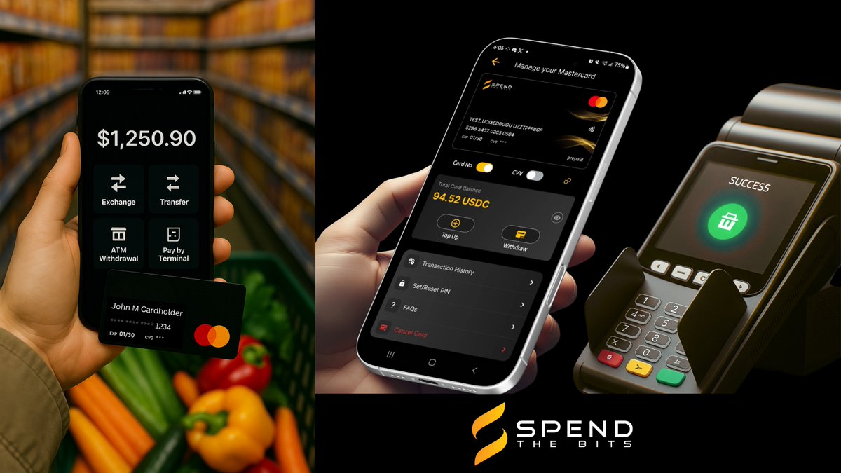 SpendTheBits Inc. (@spend_the_bits) on Twitter photo 🚀 Your USDC. Now Spendable. Anywhere.
Powered by <a href="/immersve/">immersve</a> + <a href="/Mastercard/">Mastercard</a>
<a href="/Spend_The_Bits/">SpendTheBits Inc.</a> turns your stablecoins into real-world power.
Tap to pay with #USDC instantly at millions of stores—no off-ramps, no delays.
✔ Spend like cash
✔ Instant settlement
✔ Global reach 🚀 Your USDC. Now Spendable. Anywhere.
Powered by <a href="/immersve/">immersve</a> + <a href="/Mastercard/">Mastercard</a>
<a href="/Spend_The_Bits/">SpendTheBits Inc.</a> turns your stablecoins into real-world power.
Tap to pay with #USDC instantly at millions of stores—no off-ramps, no delays.
✔ Spend like cash
✔ Instant settlement
✔ Global reach
