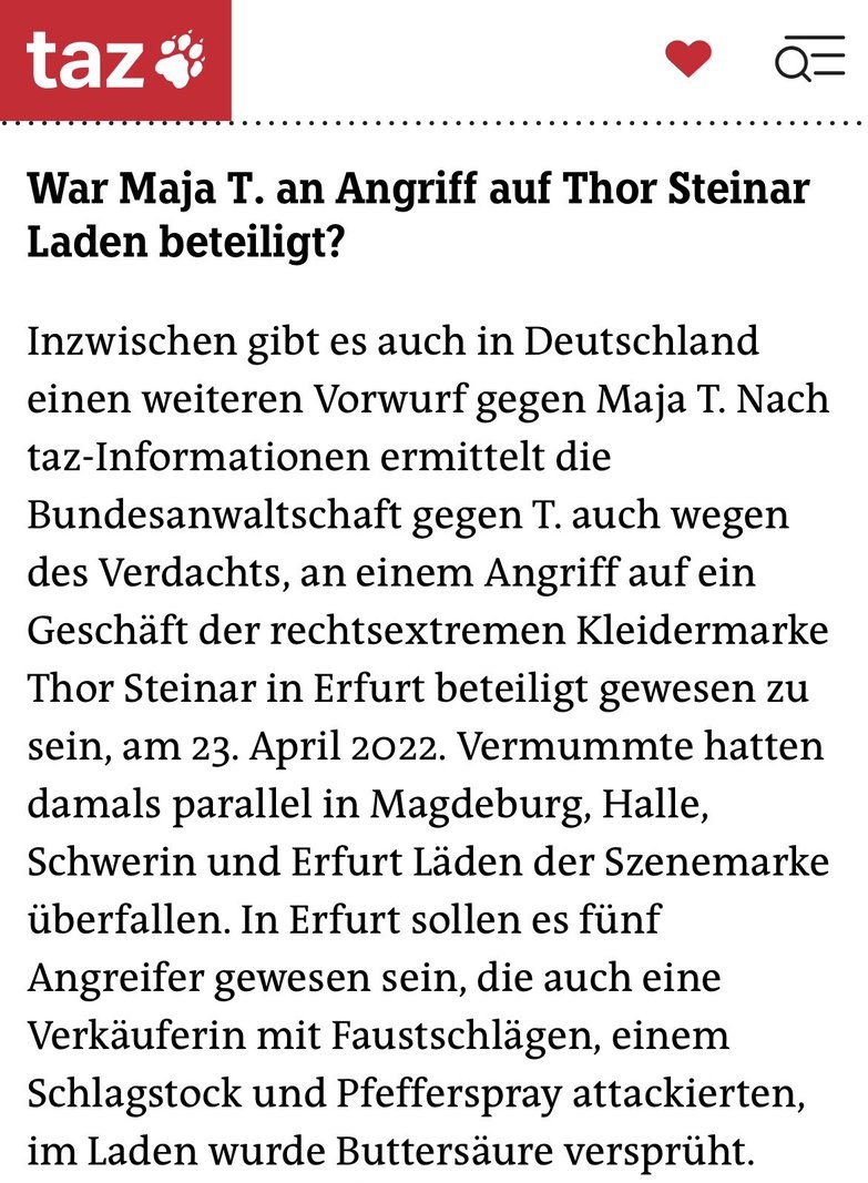 unblogd's tweet image. Jetzt bestätigt auch die taz, dass gegen Simeon T. wegen eines weiteren brutalen Angriffs 2022 ermittelt wird.
Und mit dem haben sich durch die Bank weg Linke solidarisiert. Komplett irre.
Zuerst gesehen bei @janinisabel