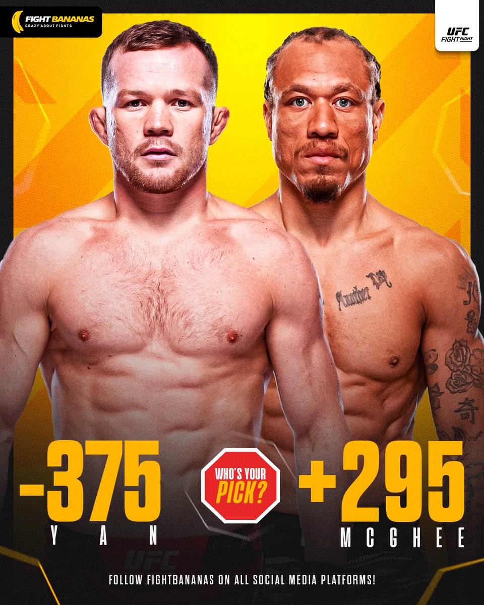 DavidVanAuken's tweet image. Petr Yan is a -375 Betting Favorite against Marcus McGhee at #UFCAbuDhabi 💰