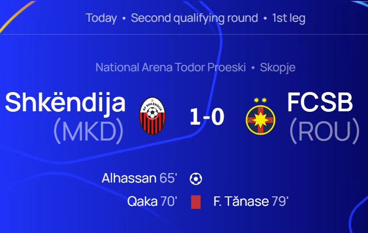 TheWelshDragon9's tweet image. That&apos;s some result for Shkëndija who only just beat TNS last week.