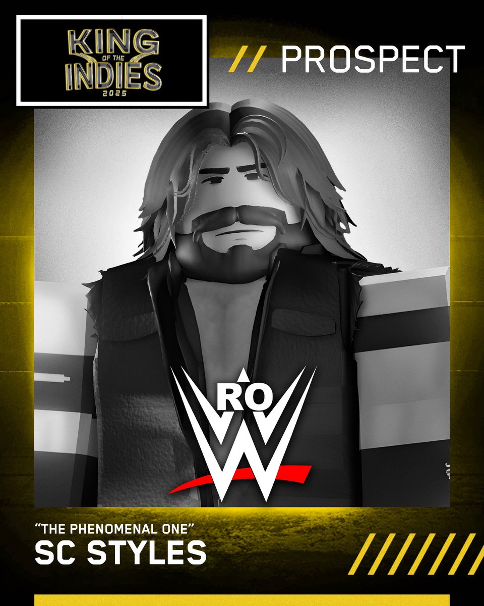 IWA: KING OF THE INDIES || CONFIRMED PARTICIPANT

The fourth OFFICIAL King of the Indies Tournament participant is <a href="/SCStylesOrg/">SC Styles</a> from <a href="/RoWWE_/">RoWWE ❁</a>!

Can The Phenomenal One outlast 31 other competitors?
