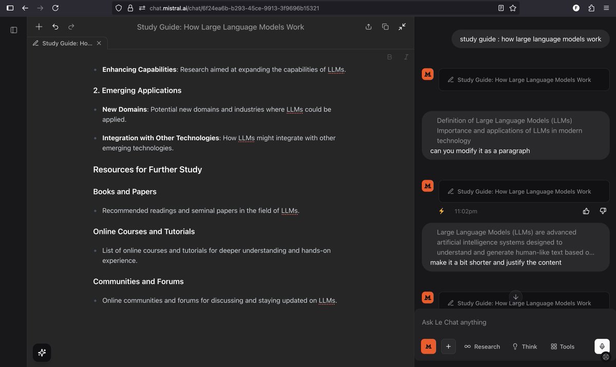 FekreselassieM's tweet photo. 🚀 Explored the power of AI using HuggingChat, Groq, and Le Chat — mind blown by what these tools can do! 🤯
Here's a sneak peek of my interaction and output 👇
#ALX_AiSK @alx_africa
#AI #Groq #HuggingChat #LeChat #LearningByDoing https://t.co/v5vn3HNlrn