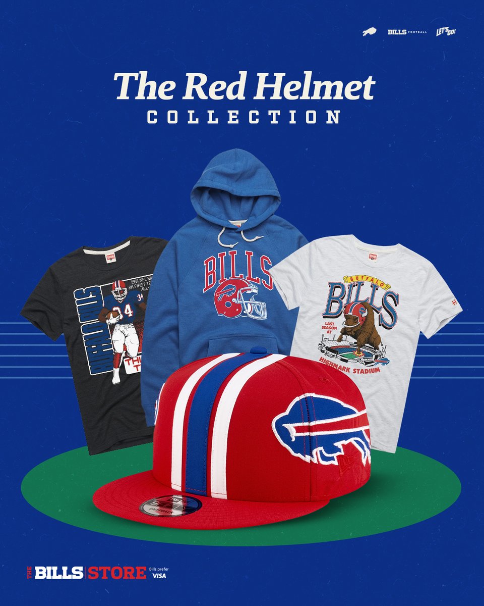 BuffaloBills's tweet image. Give us all the red helmet merch.
Shop now: bufbills.co/4lG8BFB