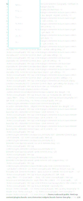 CodeVaultUK's tweet photo. @SinanIk You Bacola Child theme has stopped working on Wordpress https://t.co/pGFAqBEsrg