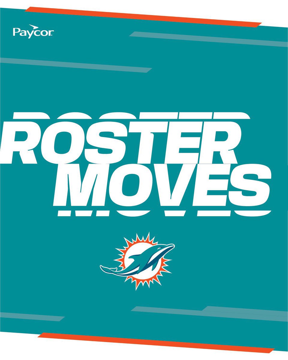 MiamiDolphins's tweet image. Roster Moves | We have signed OL Daniel Brunskill and waived QB Brett Gabbert.
We have also placed OL Liam Eichenberg and TE Darren Waller on the physically unable to perform list and S Ifeatu Melifonwu on the non-football injury list.