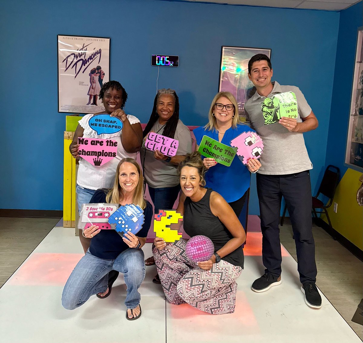 The NHE is Leveling Up our game this year! We broke out with 0 clues and 5 minutes to spare! Love this team of problem solvers! #LevelUpNHE #risddreambig <a href="/nherisd/">Northwood Hills Elementary</a>