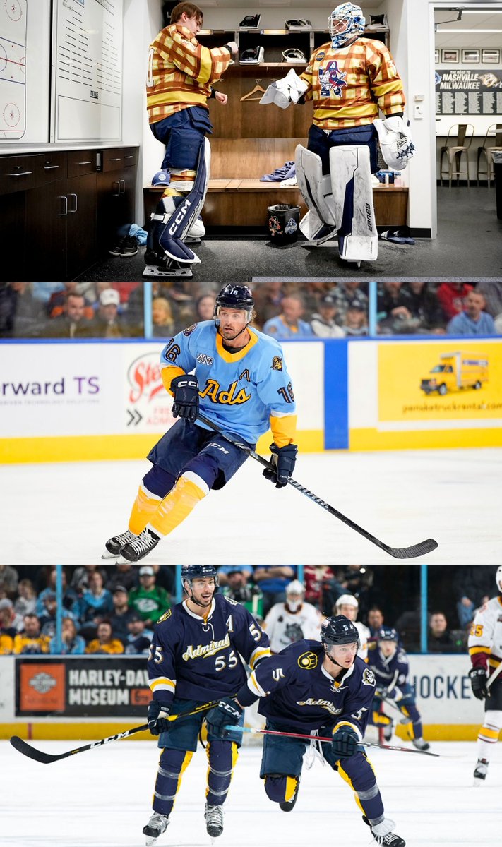mkeadmirals's tweet image. the @Brewers are the best team in MLB and we've worn some of the best Brew Crew-inspired sweaters over the years... which one's your favorite? ⚾🤝🏒