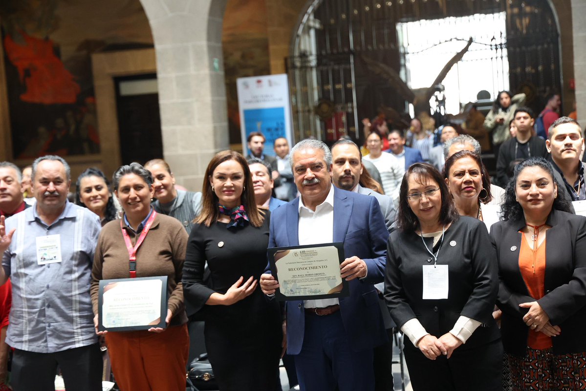 raulmoronO's tweet image. Participé en el LIII Congreso y Asamblea Nacional de la Federación Mexicana de Colegios de Abogados A.C., instancia a la que agradezco la invitación.
En mi ponencia titulada "Los Derechos Humanos de los migrantes mexicanos y los derechos de las infancias migrantes en la…
