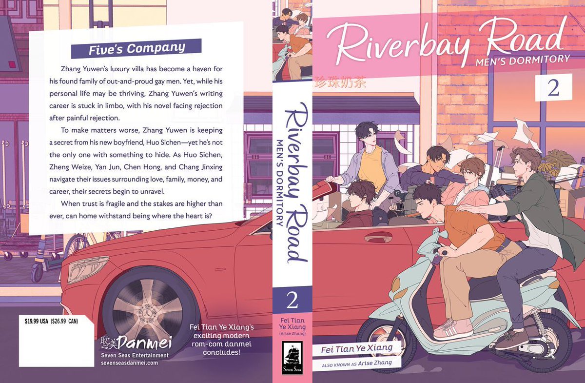 gomanga's tweet image. RIVERBAY ROAD MEN’S DORMITORY (NOVEL) Vol. 2
FINAL VOLUME! A modern-day #danmei series by the author of LEGEND OF EXORCISM and DINGHAI FUSHENG RECORDS—both also from Seven Seas! #SevenSeasDanmei
Out today in print/digital! See RETAILERS section:
sevenseasentertainment.com/books/riverbay…
