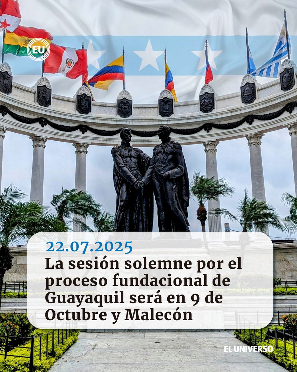 Municipio de #Guayaquil cambia de lugar de concierto y sesión solemne de este viernes ow.ly/sFCo50WtCky